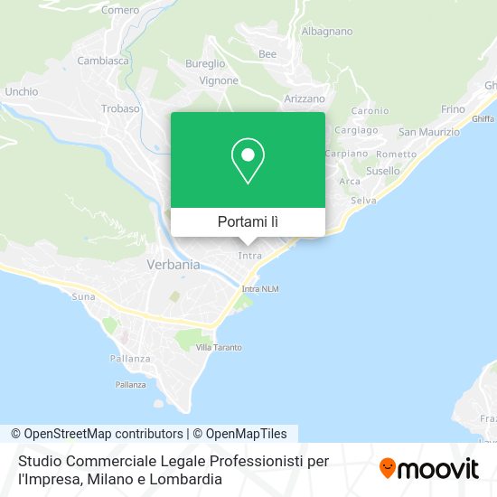 Mappa Studio Commerciale Legale Professionisti per l'Impresa