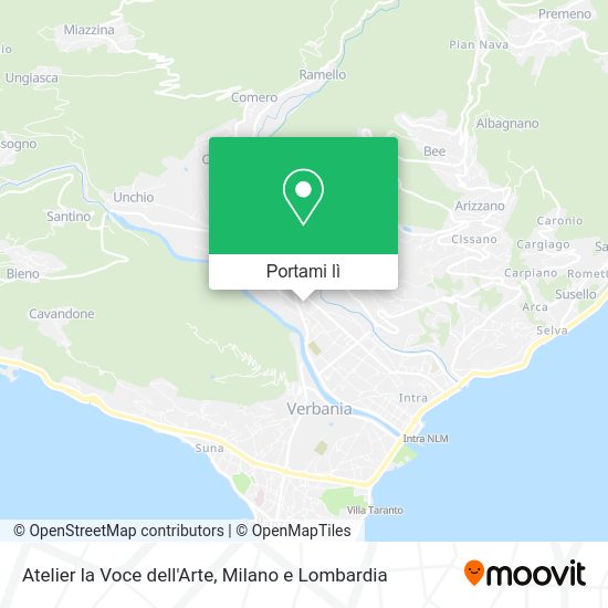 Mappa Atelier la Voce dell'Arte