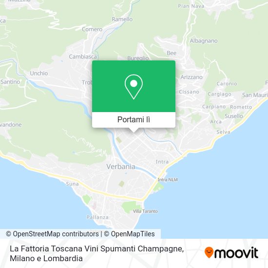 Mappa La Fattoria Toscana Vini Spumanti Champagne