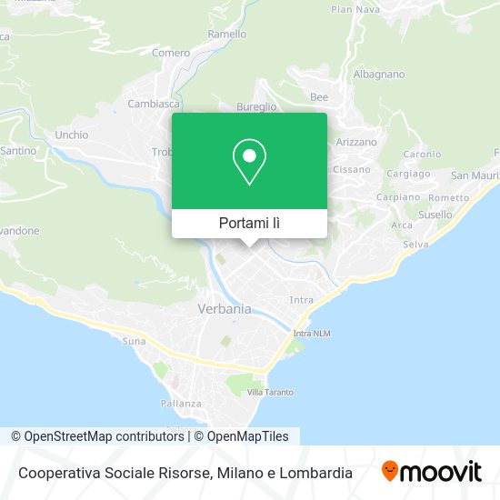Mappa Cooperativa Sociale Risorse