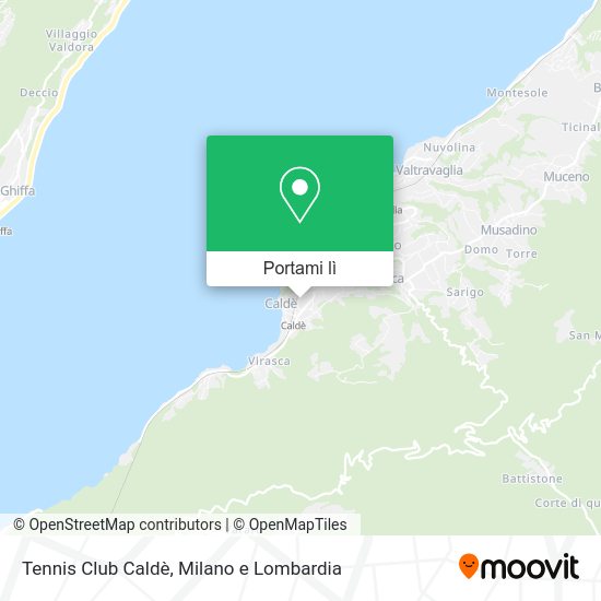 Mappa Tennis Club Caldè