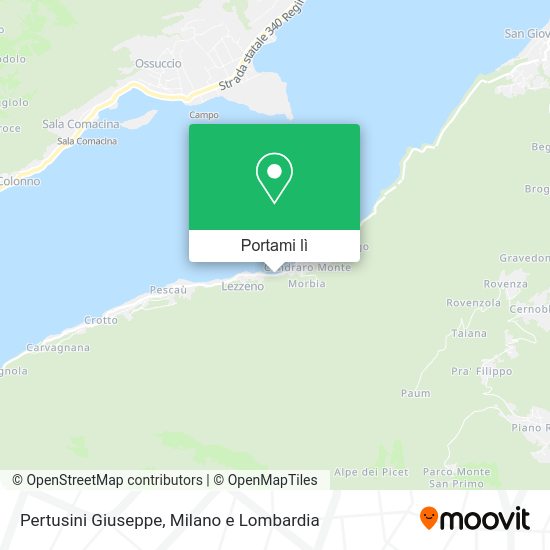 Mappa Pertusini Giuseppe