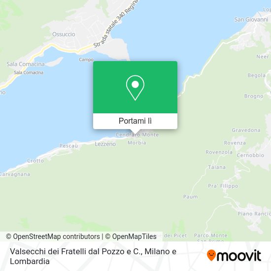Mappa Valsecchi dei Fratelli dal Pozzo e C.