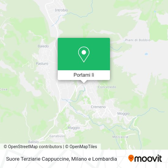 Mappa Suore Terziarie Cappuccine