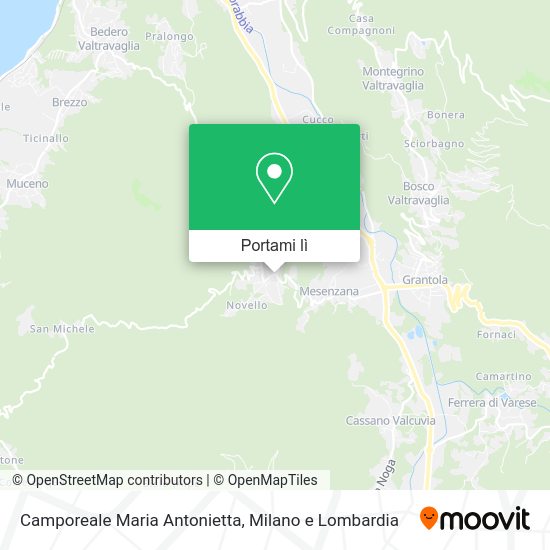 Mappa Camporeale Maria Antonietta