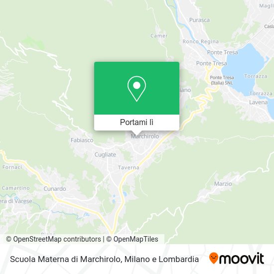 Mappa Scuola Materna di Marchirolo