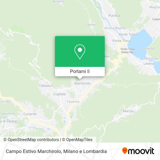 Mappa Campo Estivo Marchirolo