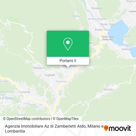 Mappa Agenzia Immobiliare Az di Zamberletti Aldo