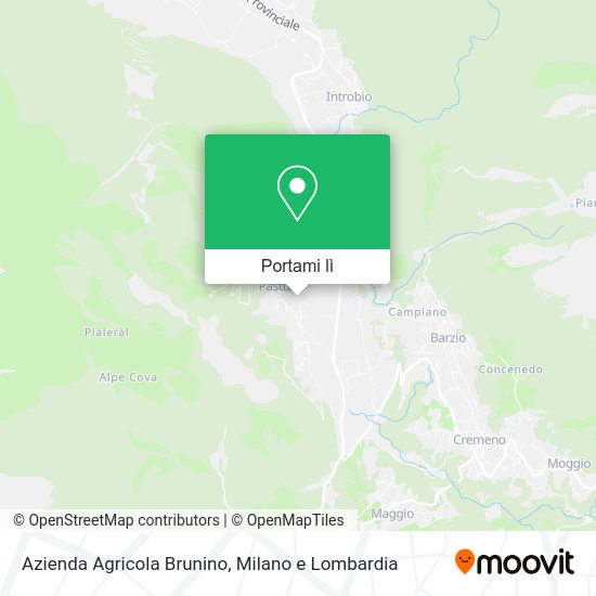 Mappa Azienda Agricola Brunino
