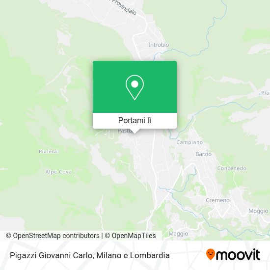 Mappa Pigazzi Giovanni Carlo