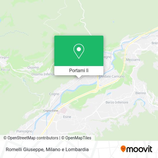 Mappa Romelli Giuseppe