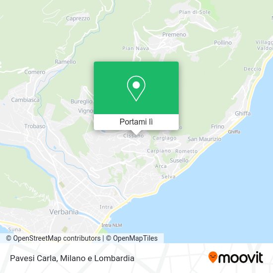 Mappa Pavesi Carla