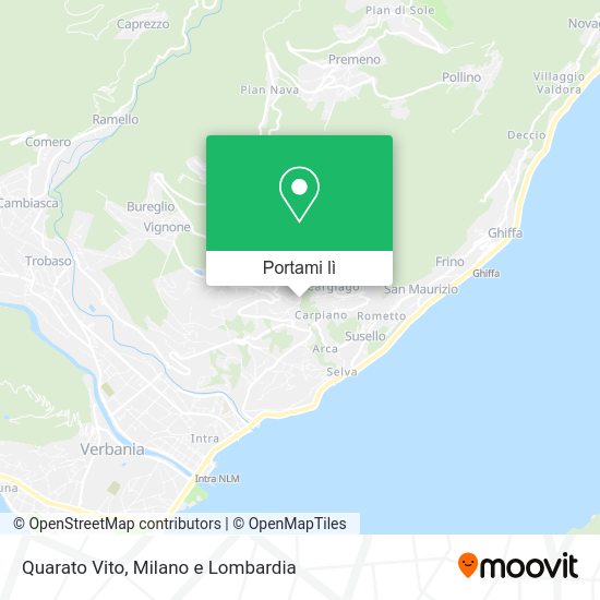 Mappa Quarato Vito