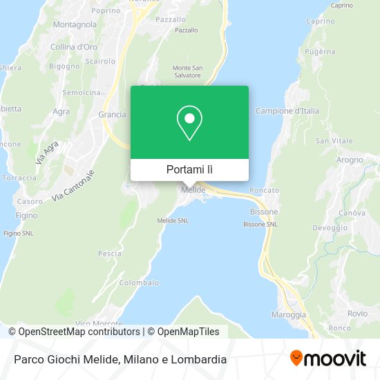 Mappa Parco Giochi Melide