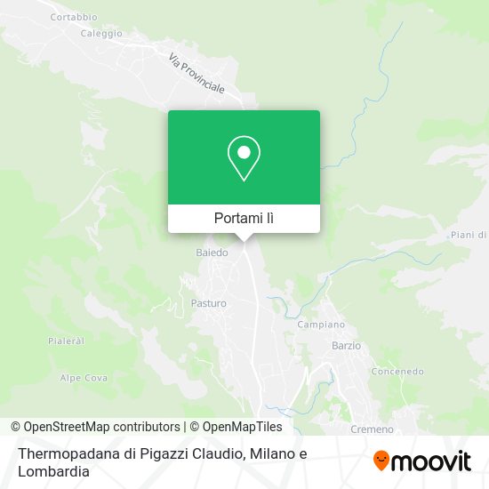 Mappa Thermopadana di Pigazzi Claudio