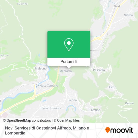 Mappa Novi Services di Castelnovi Alfredo