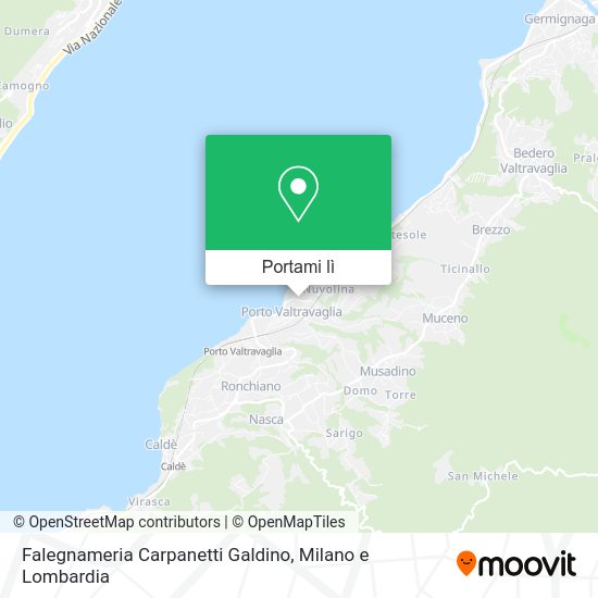 Mappa Falegnameria Carpanetti Galdino