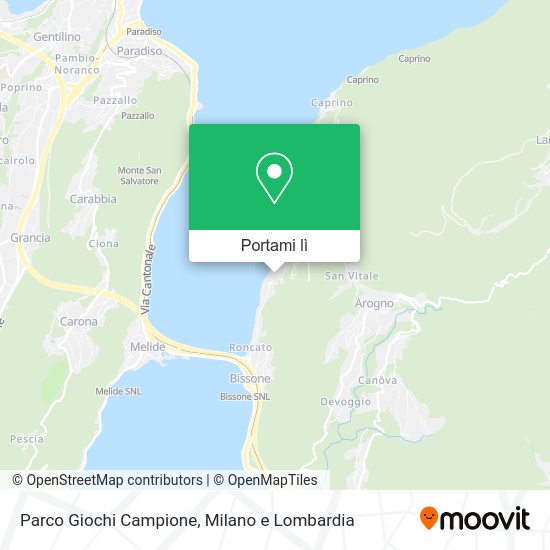 Mappa Parco Giochi Campione