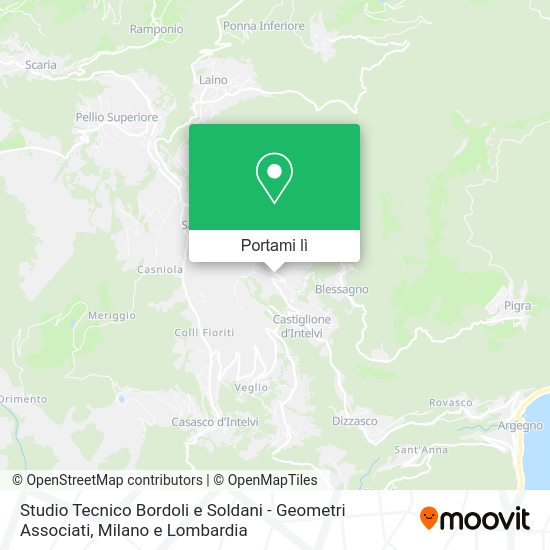 Mappa Studio Tecnico Bordoli e Soldani - Geometri Associati