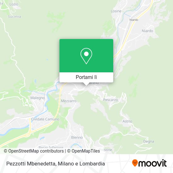 Mappa Pezzotti Mbenedetta