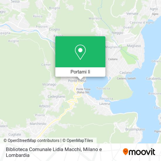 Mappa Biblioteca Comunale Lidia Macchi