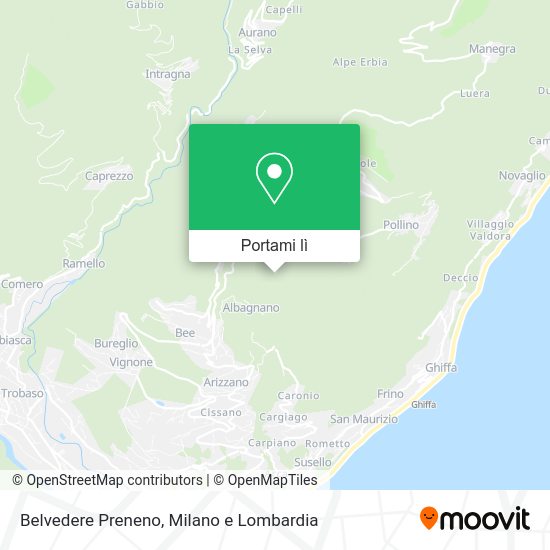 Mappa Belvedere Preneno