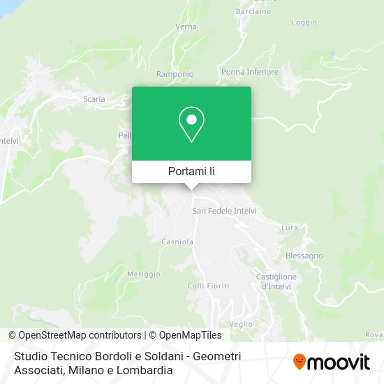 Mappa Studio Tecnico Bordoli e Soldani - Geometri Associati