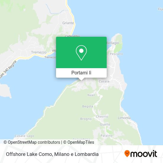 Mappa Offshore Lake Como