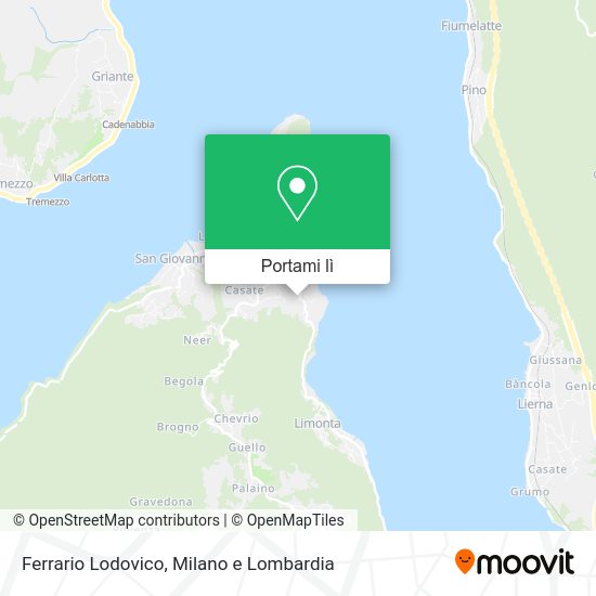 Mappa Ferrario Lodovico