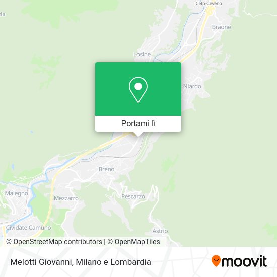 Mappa Melotti Giovanni