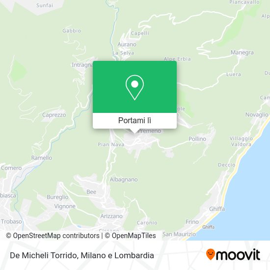 Mappa De Micheli Torrido