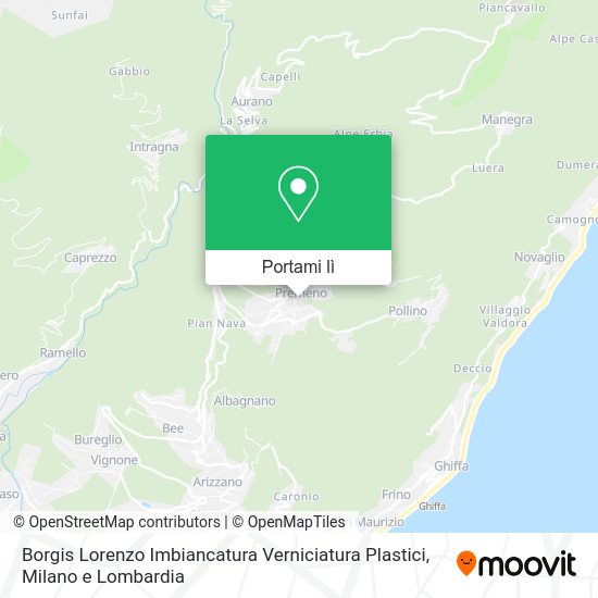 Mappa Borgis Lorenzo Imbiancatura Verniciatura Plastici