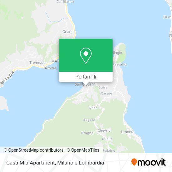 Mappa Casa Mia Apartment