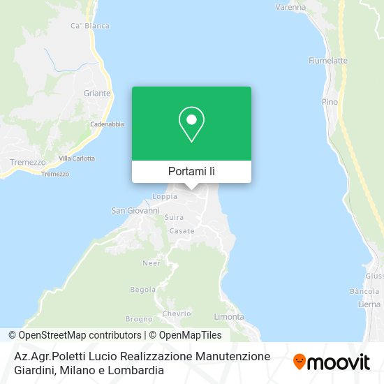 Mappa Az.Agr.Poletti Lucio Realizzazione Manutenzione Giardini