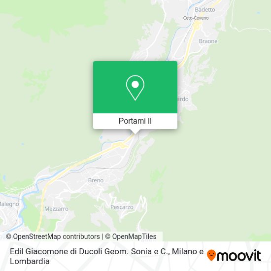 Mappa Edil Giacomone di Ducoli Geom. Sonia e C.