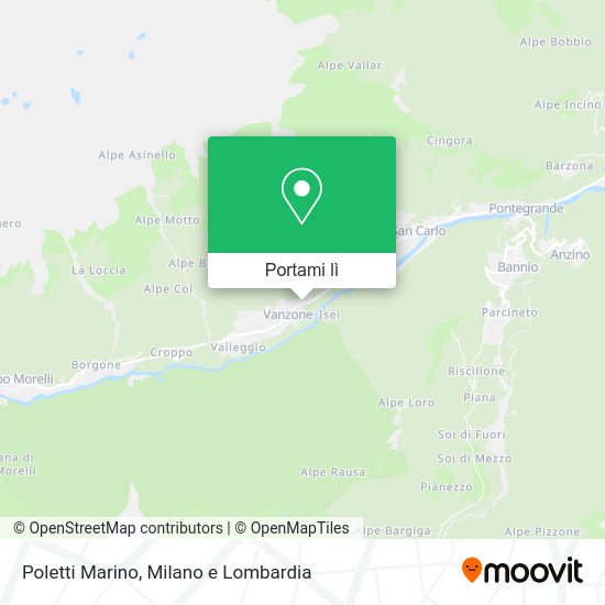 Mappa Poletti Marino