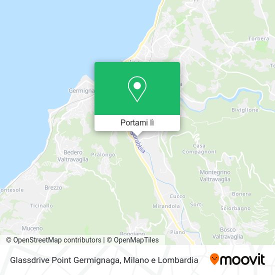 Mappa Glassdrive Point Germignaga