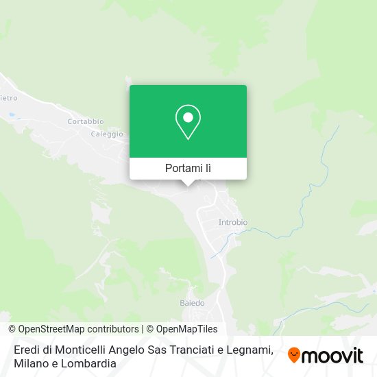 Mappa Eredi di Monticelli Angelo Sas Tranciati e Legnami