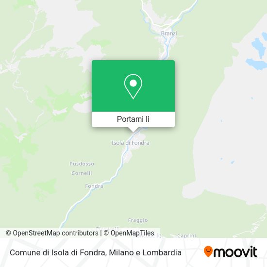 Mappa Comune di Isola di Fondra
