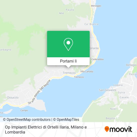 Mappa Op Impianti Elettrici di Ortelli Ilaria
