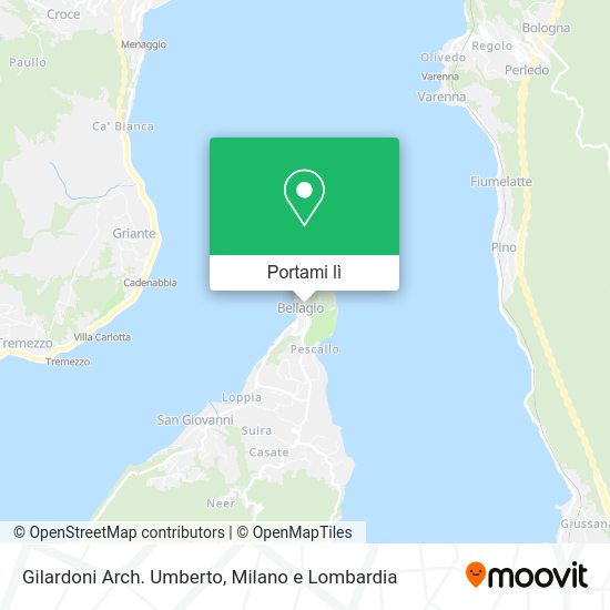 Mappa Gilardoni Arch. Umberto