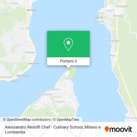 Mappa Alessandro Redolfi Chef - Culinary School