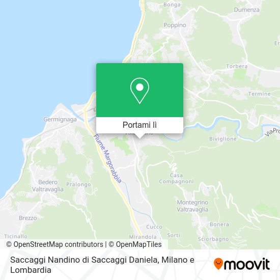 Mappa Saccaggi Nandino di Saccaggi Daniela