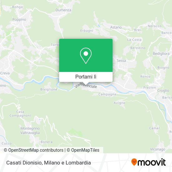 Mappa Casati Dionisio