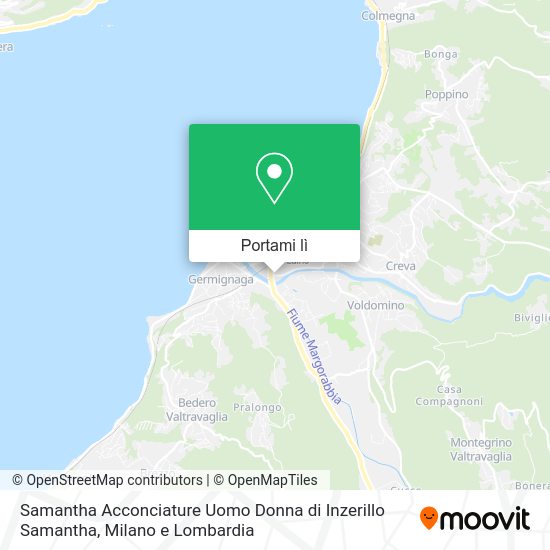 Mappa Samantha Acconciature Uomo Donna di Inzerillo Samantha