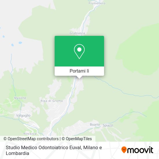 Mappa Studio Medico Odontoiatrico Euval
