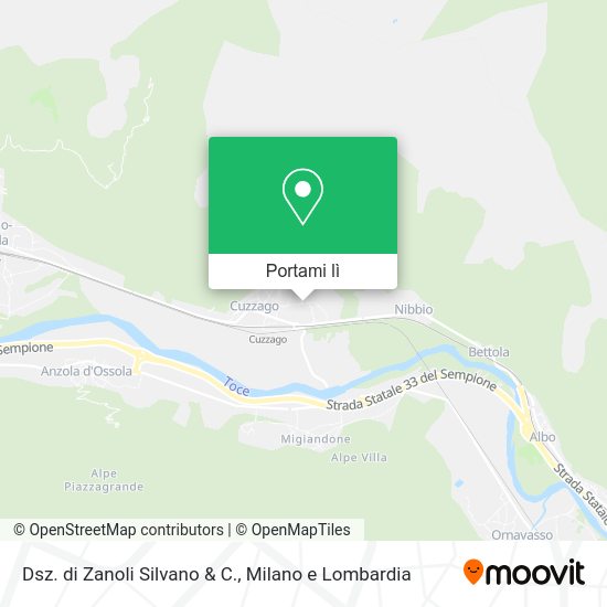 Mappa Dsz. di Zanoli Silvano & C.