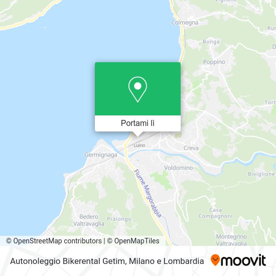 Mappa Autonoleggio Bikerental Getim