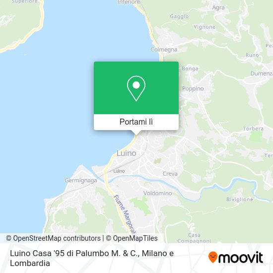 Mappa Luino Casa '95 di Palumbo M. & C.