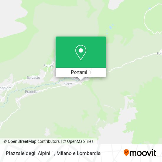 Mappa Piazzale degli Alpini 1